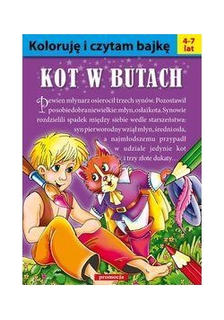 Koloruję i czytam bajkę - Kot w butach