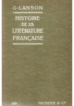 Histoire de la Littérature française