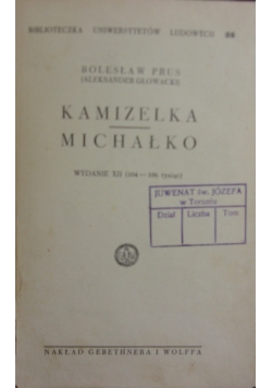Kamizelka Michałko 1937 r.