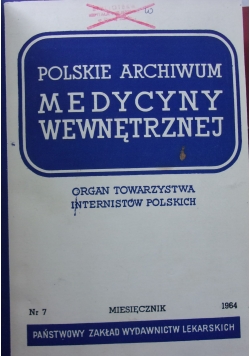 Polskie Archiwum Medycyny Wewnętrznej ,Nr 7 do 12