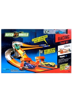 Tor samochodowy metalowy z akcesoriami
