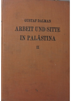 Arbeit und sitte in Palastina, 1932 r.
