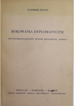 Rokowania dyplomatyczne