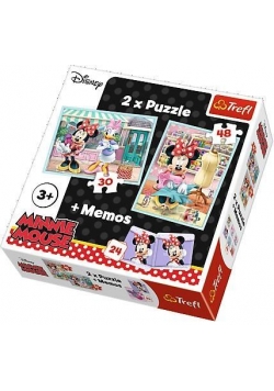 Puzzle 2w1+ memos - Hobby Minnie TREFL