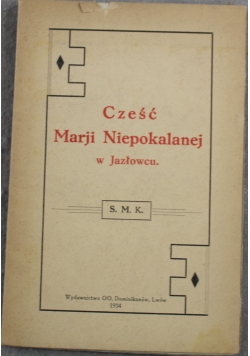 Cześć Marii Niepokalanej w Jazłowcu 1934r.