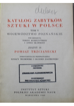 Katalog zabytków sztuki w Polsce tom 5 zeszyt 18