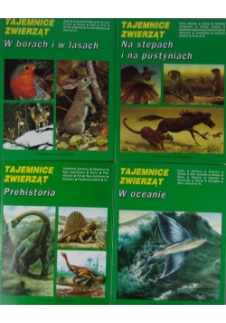 Tajemnice zwierząt, zestaw 4 książek