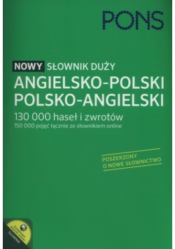 PONS Nowy słownik duży angielsko-polski, polsko-angielski