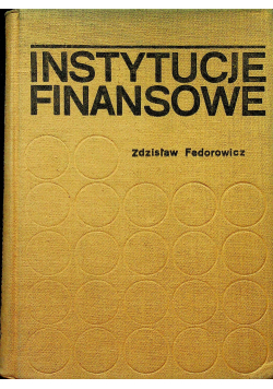 Instytucje finansowe