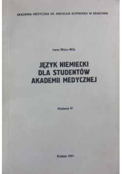 Język niemiecki dla studentów akademii medycznej