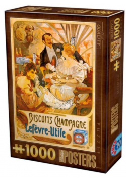 Puzzle 1000 Stare plakaty, Herbatniki