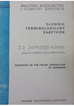 Słownik terminologiczny zabytków