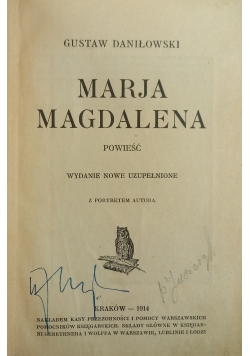 Marja Magdalena 1914 r.