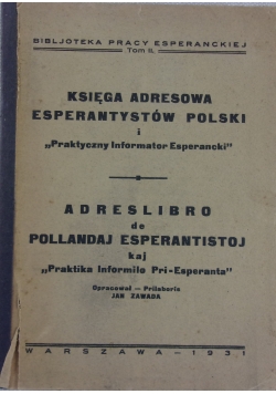 Księga adresowa esperantystów Polski