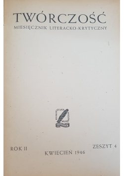 Twórczość zeszyt 4-6, 1946r.