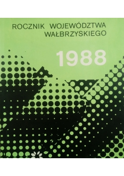 Rocznik województwa wałbrzyskiego 1988