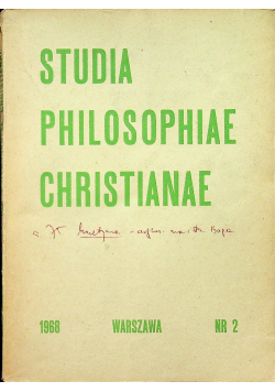 Studia philosophiae christianae nr 2