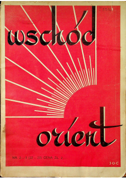 Wschód Orient numer 2 1938r