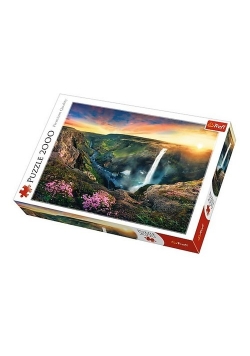 Puzzle Wodospad Haifoss Islandia 2000
