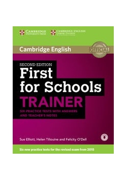 First for Schools Trainer Six Practice Tests with answers, Nowa