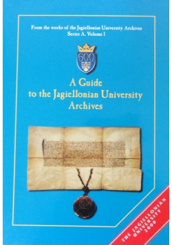 A Guide to the Jagiellonian University Archives