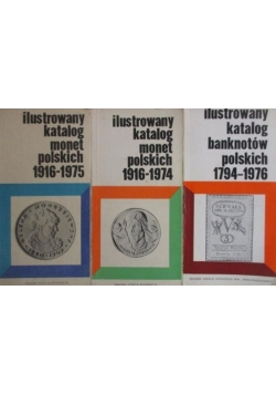 Ilustrowany katalog monet polskich, III tomy