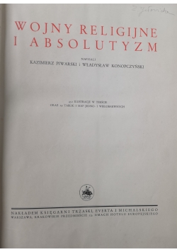 Wielka Historja Powszechna. Wojny religijne i absolutyzm Tom  V 1938 r.