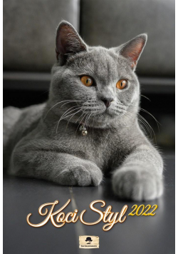 Kalendarz 2022 A3 ścienny Koci styl