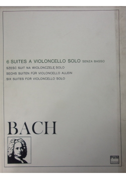 6 suites a violoncello solo