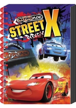 Spiralny zeszyt A6/80 linia Ruling Car STREET