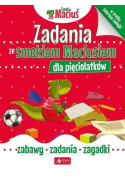 Zadania ze smokiem Maciusiem dla pięciolatków