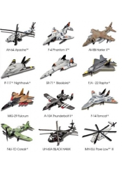 Samoloty wojskowe Forces Sky Squad rózne rodzaje