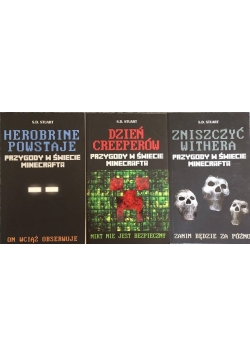 Przygody w świecie Minecrafta, zestaw 3 książek