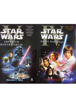 Star Wars,Imprerium kontratakuje/Nowa Nadzieje,zestaw dwóch książek