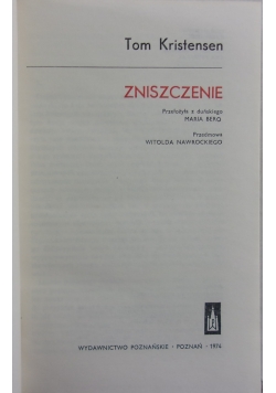 Zniszczenie