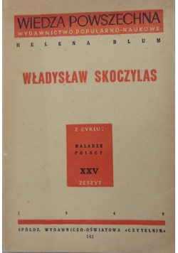 Wiesław Skoczylas,Malarze Polscy XXV,1949r.