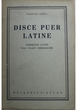 Disce Puer Latine 1935 r.