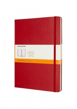 Notes Classic 19x25 tw. linia- czerwony MOLESKINE