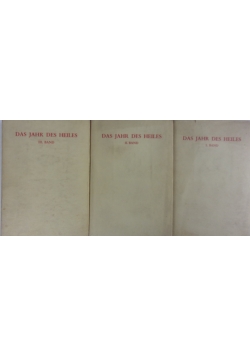 Das jahr des heiles, 1934 r., zestaw 3 książek