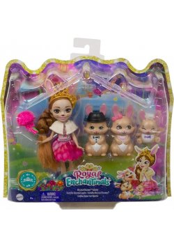 Enchantimals. Lalka Brystal z rodziną królików