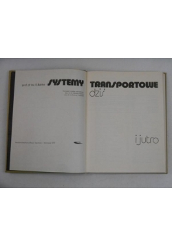 Systemy transportowe dziś i jutro