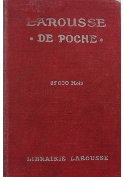 Larousse de poche, 1926r.