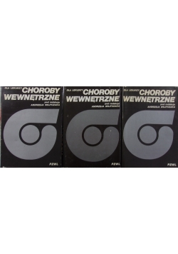 Choroby wewnętrzne, zestaw 3 ksiąki