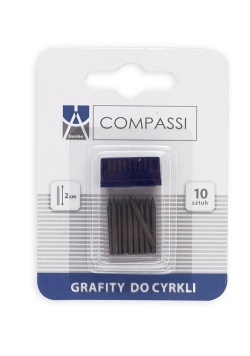 Grafity ołówkowe do cyrkli 2mm Compassi  24 sztuki