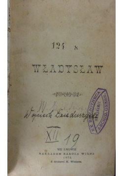 Władysław, 1872 r.