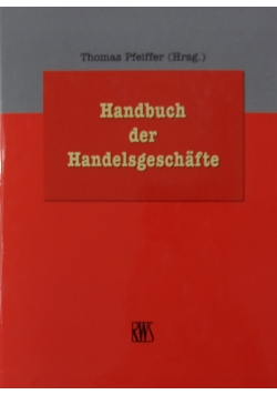 Handbuch der Handelsgeschafte