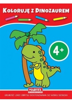 Koloruję z dinozaurem 4+