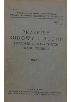Przepisy budowy i ruchu urządzeń elektrycznych prądu silnego