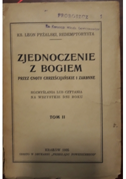 Zjednoczenie z Bogiem, tom 2, 1935 r.