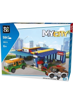 Klocki blocki MyCity Myjnia 584 elementy